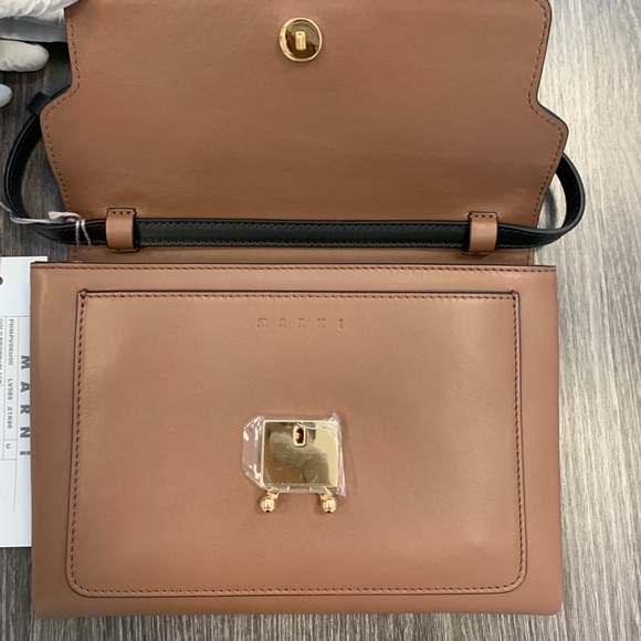 MARNI Calfskin Trunk NWT Shoulder Crossbody Bag - Picture 3 of 10